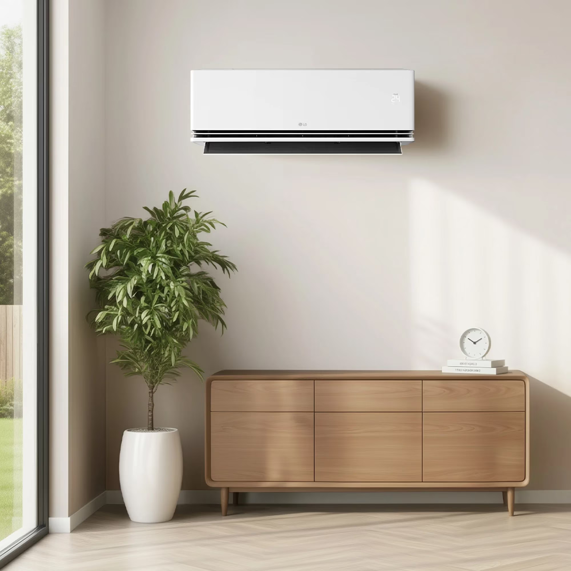 LG 휘센 AI 오브제컬렉션 듀얼쿨 벽걸이에어컨 22.8㎡ 1등급